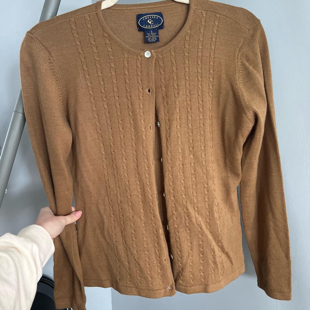 Vintage brown cardigan